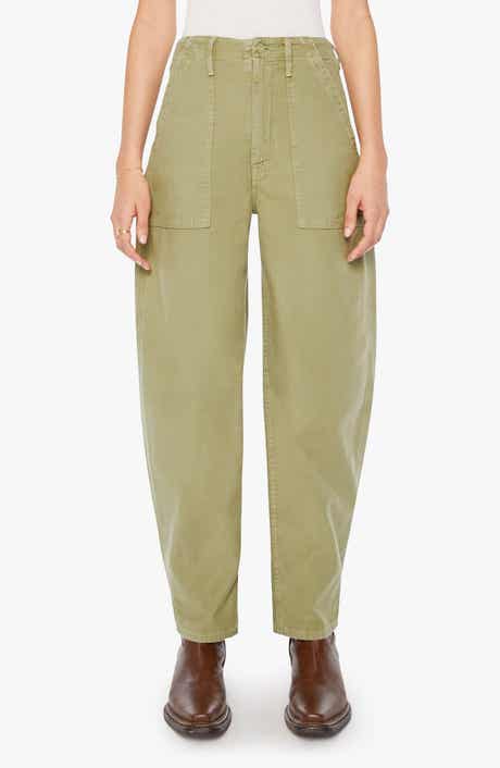 MOTHER The Fangirl Fatigue Barrel Leg Jeans