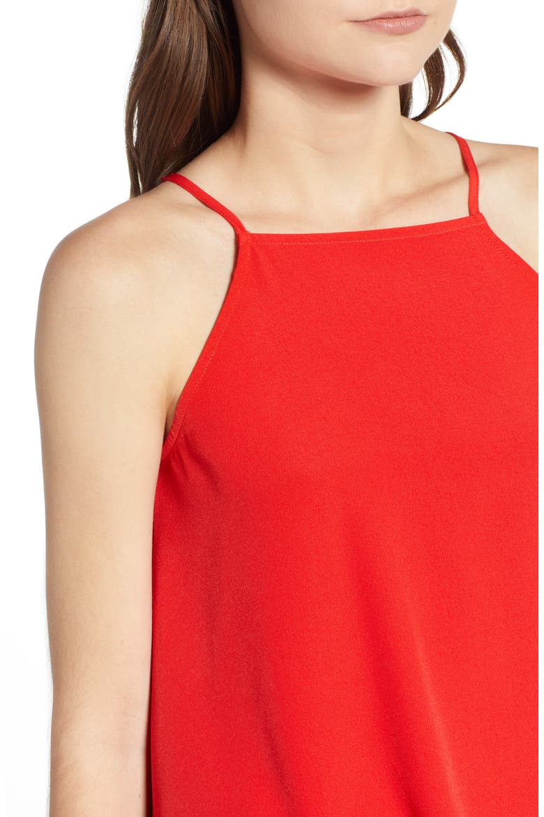Square Neck Tank Top, Alternate, color, RED SAGE