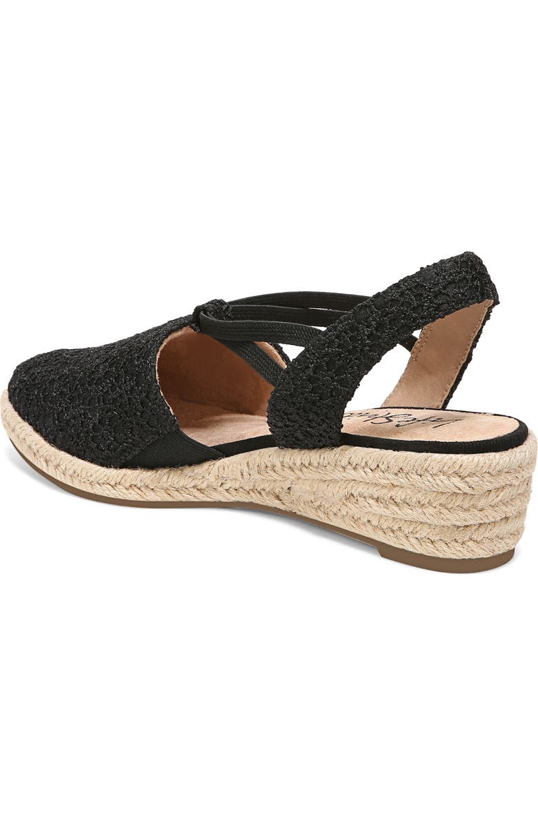 LifeStride Katrina Espadrille Slingback Wedge Pump, Alternate, color,