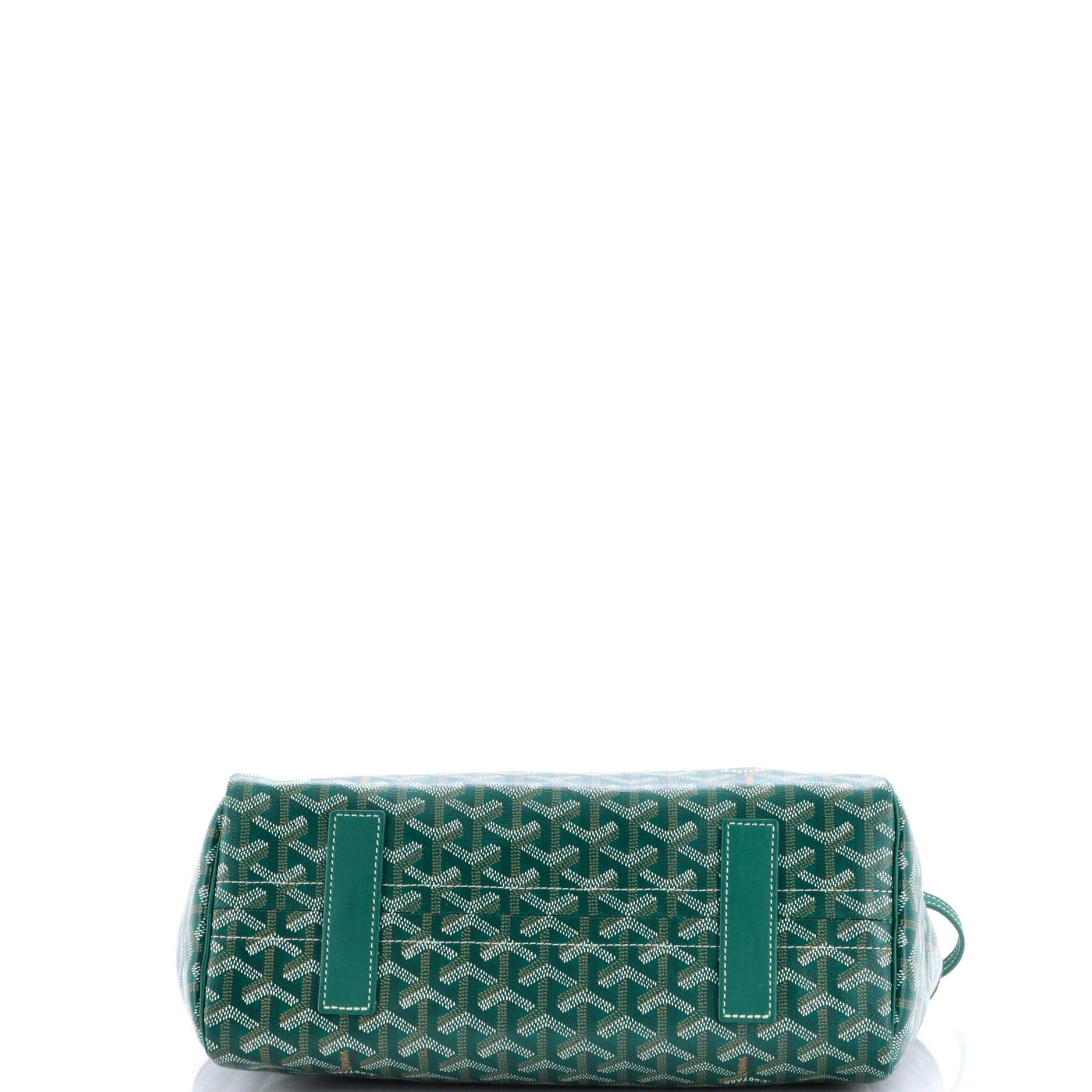 Pre-Owned Goyard Rouette Bag Coated Canvas PM, Alternate, color, Green