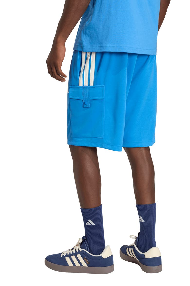 Tiro Recycled Polyester Cargo Shorts, Alternate, color, RAY BLUE/ OFF WHITE/