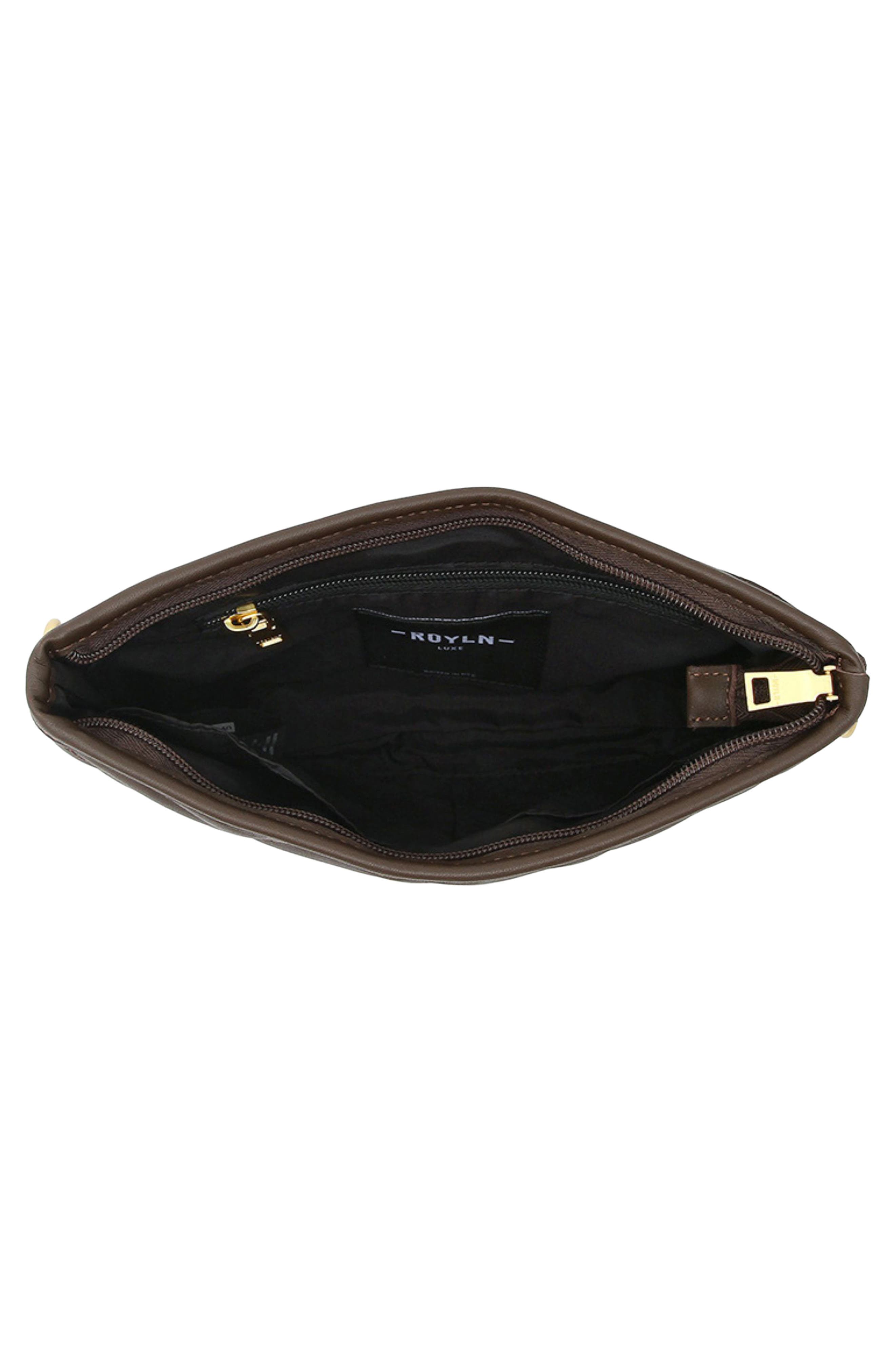 Almost Famous Leather Crossbody Bag, Alternate, color, ITALIAN ESPRESSO