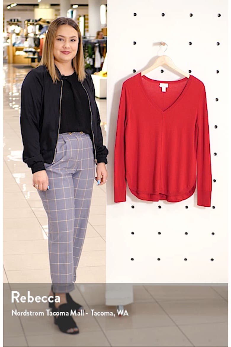 High-Low V-Neck Sweater video