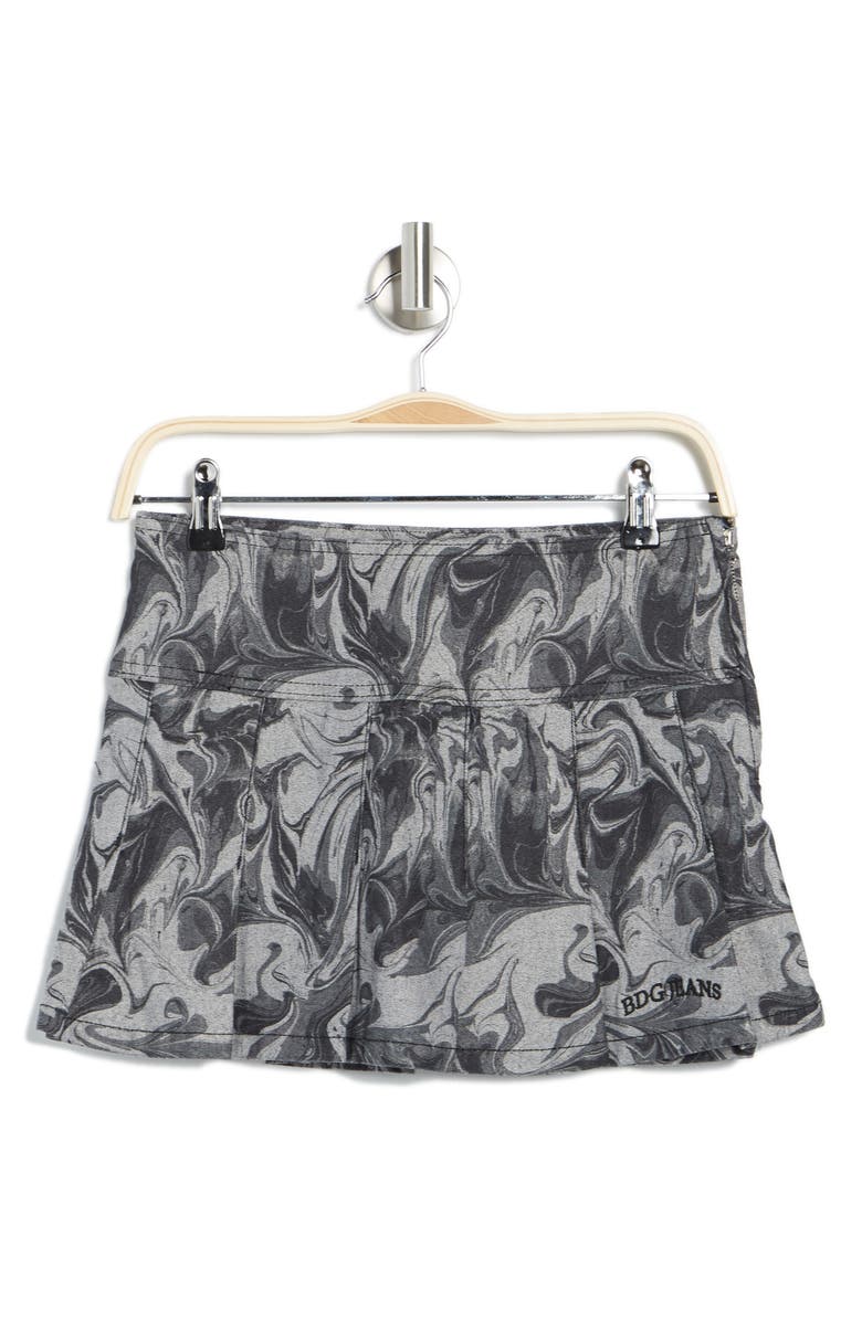 BDG Urban Outfitters Marble Print Miniskirt, Alternate, color,