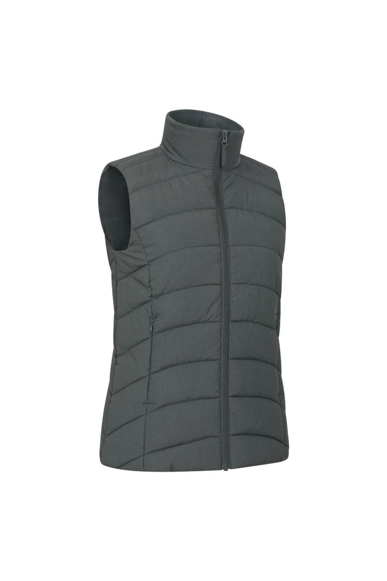 Opal Padded Vest, Alternate, color, Dark Khaki
