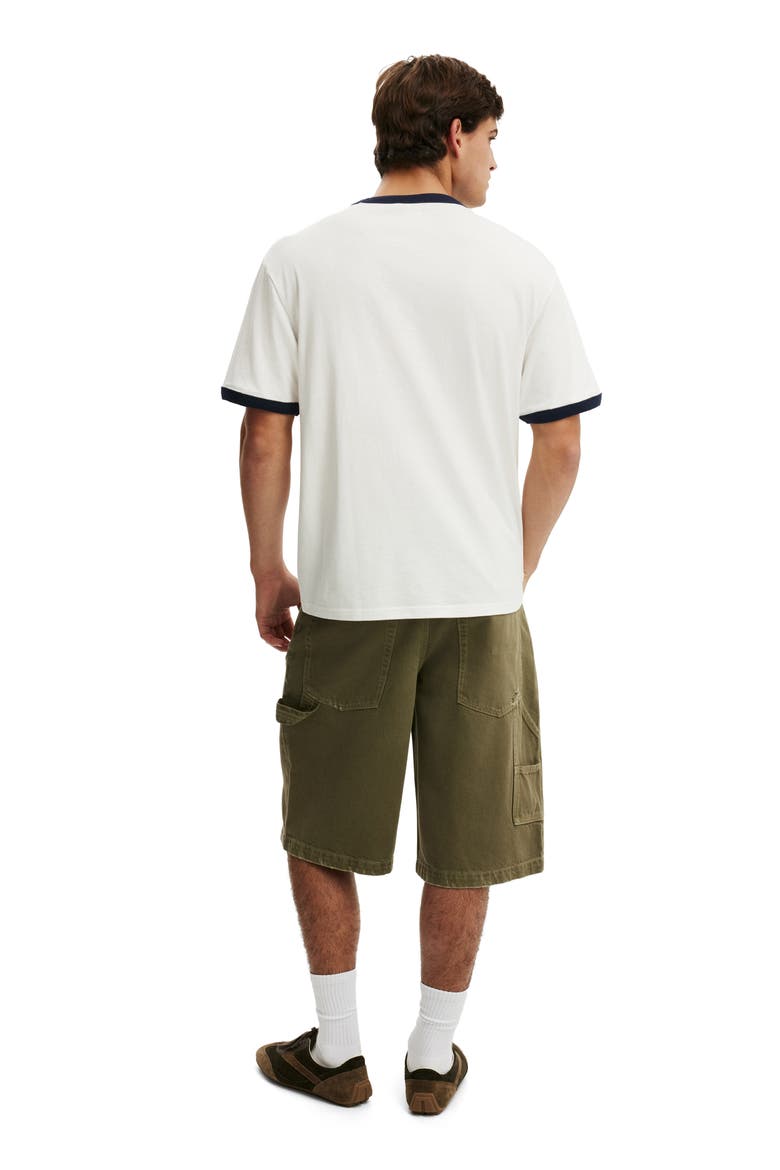 Men's Y2k Super Baggy Jort, Alternate, color, Carpenter Garage Green