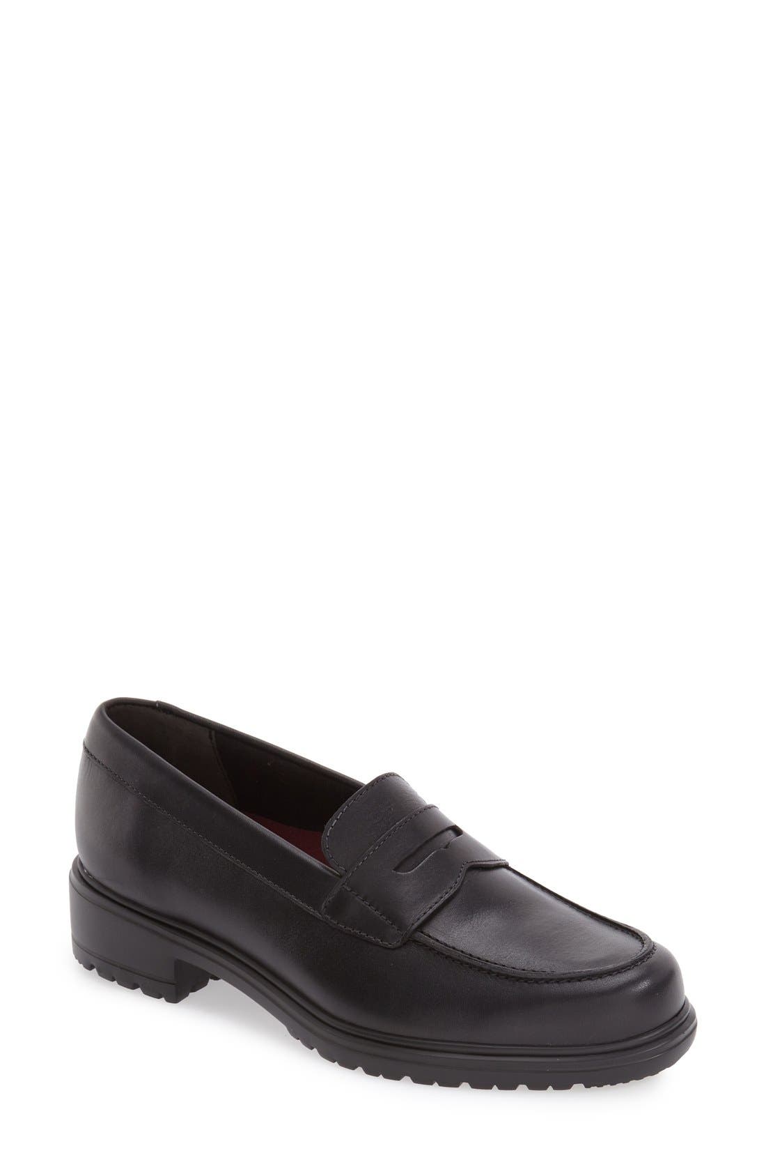 Munro 'Jordi' Leather Loafer, Main, color, 