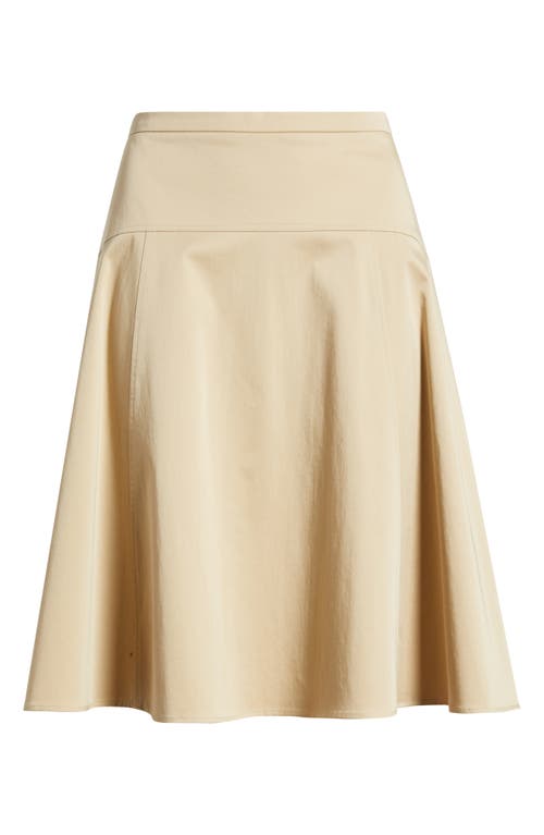 Hugo Boss Boss Velaurena A-line Skirt In Light Beige