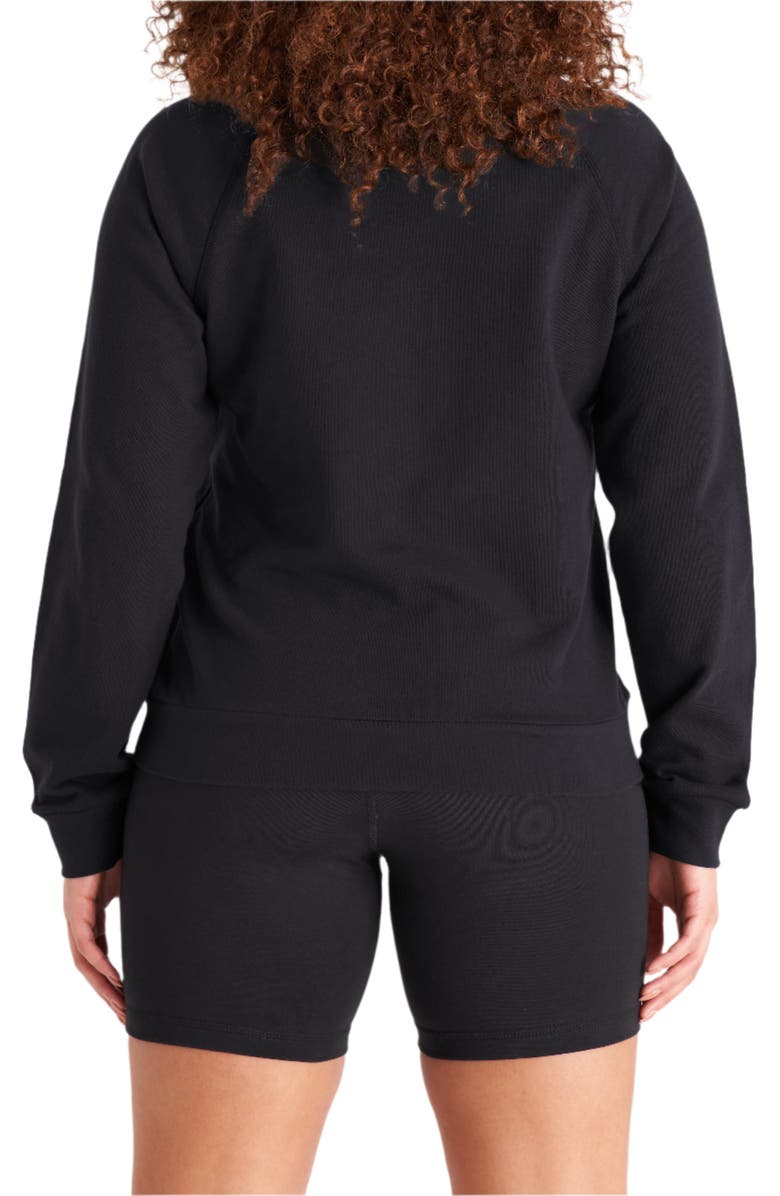 The Standard Stitch The Raglan Sweatshirt, Alternate, color, Onyx
