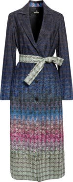 Missoni Ombré Zigzag Long Coat