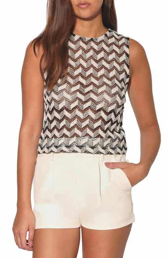 Walter Baker Nanette Open Knit Top