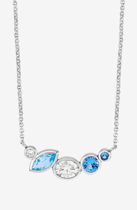 'Serenity' Tutti Frutti Bar Necklace