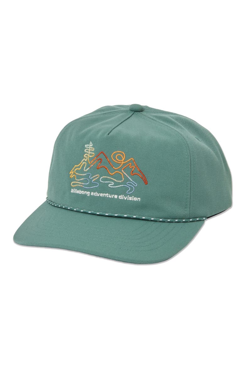 Adiv Logo Embroidered Baseball Cap, Main, color, SEA GREEN