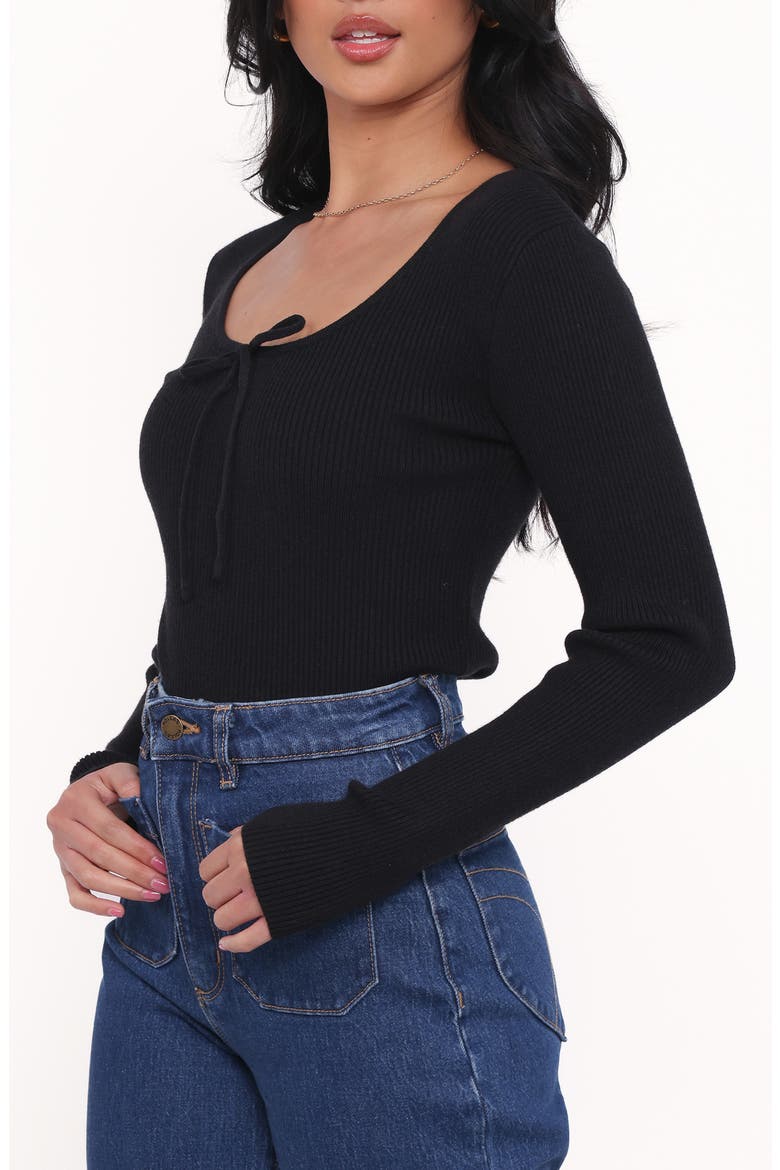 Cooper Rib Sweater, Alternate, color, BLACK