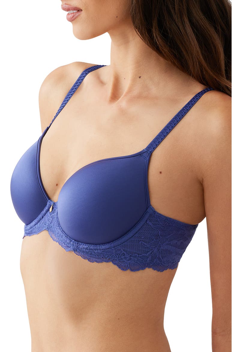 Vivid Attraction Underwire T-Shirt Bra, Alternate, color, SKIPPER BLUE