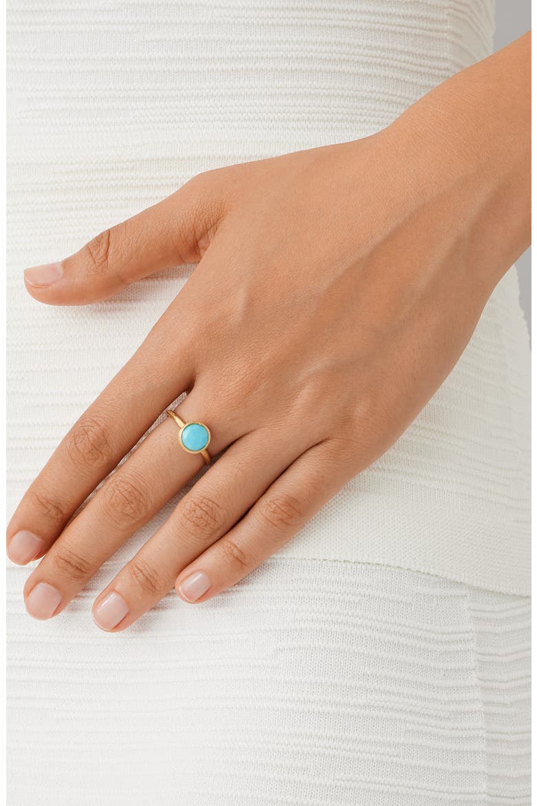 Jaipur Turquoise Ring, Alternate, color, GOLD