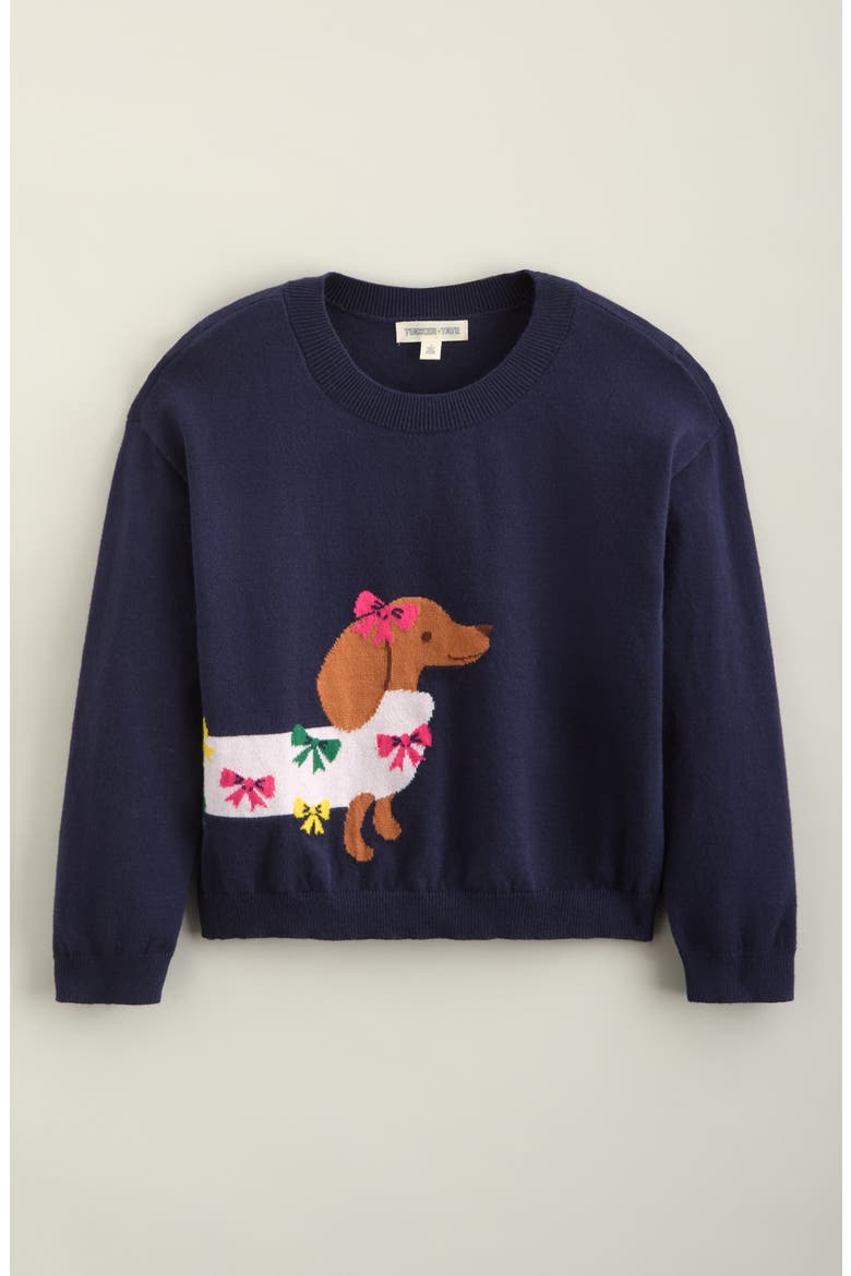 Kids' Icon Sweater, Main, color, NAVY PEACOAT POSH PUPPY