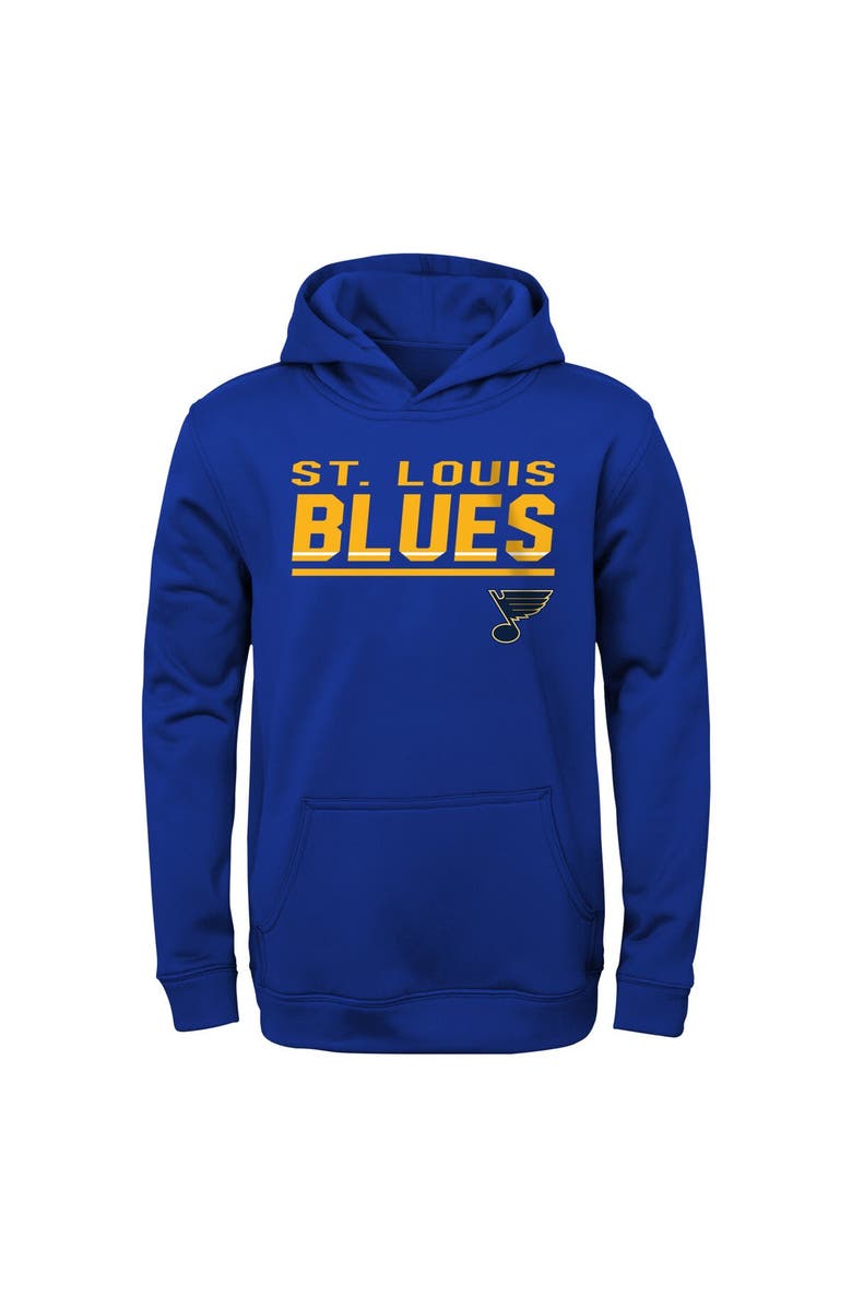 Outerstuff Youth Blue St. Louis Blues Headliner Pullover Hoodie, Main, color, 