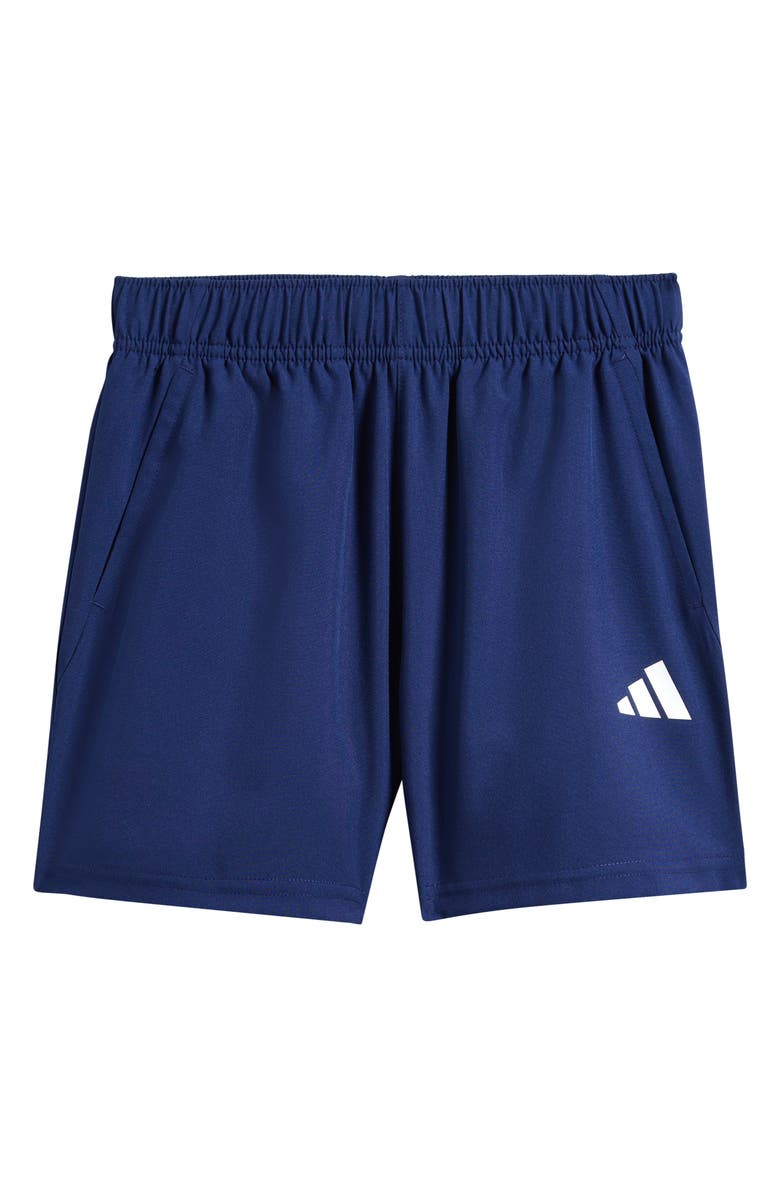 adidas Kids' Drawstring Athletic Shorts, Main, color, Dark Blue