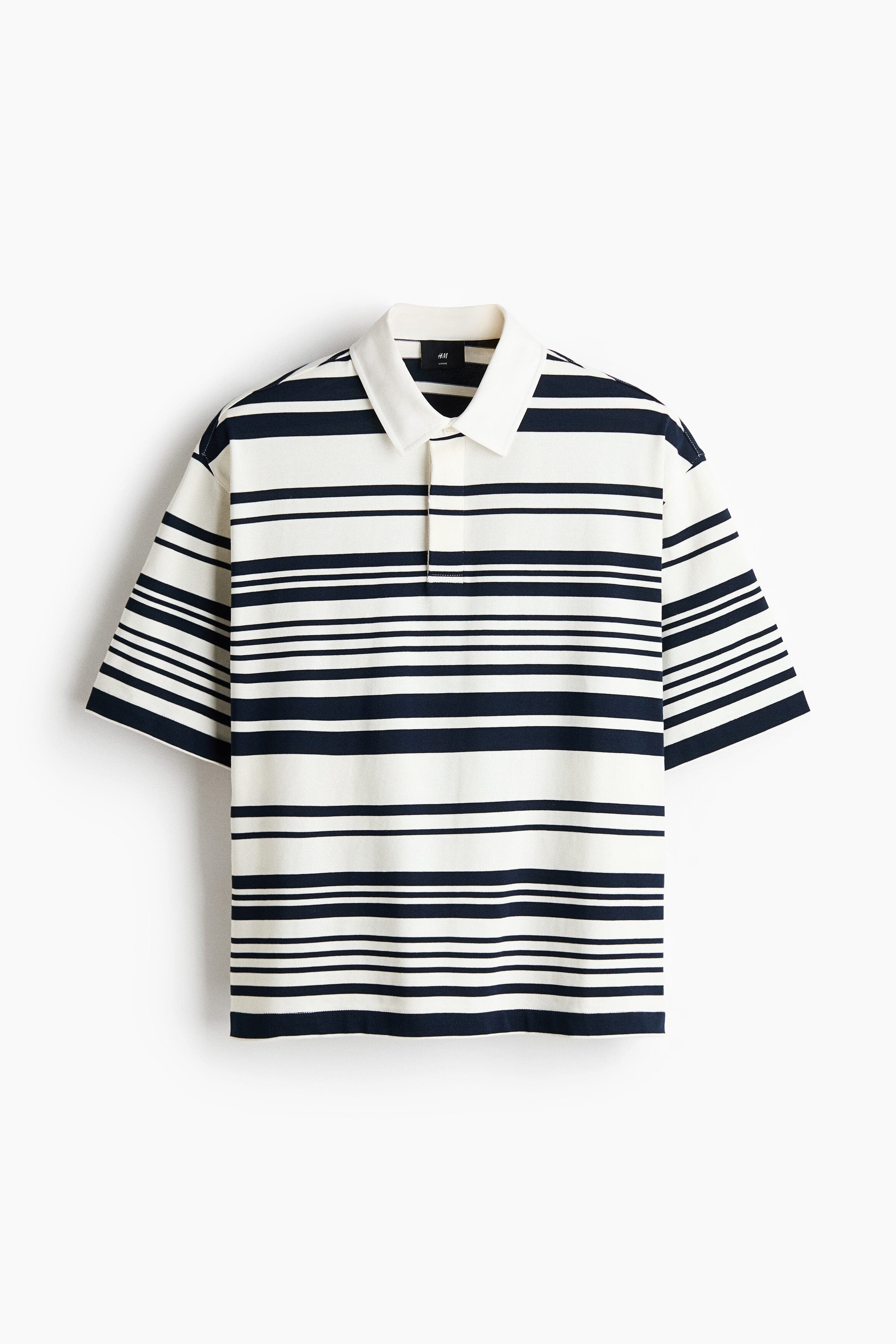Loose Fit Cotton Polo Shirt