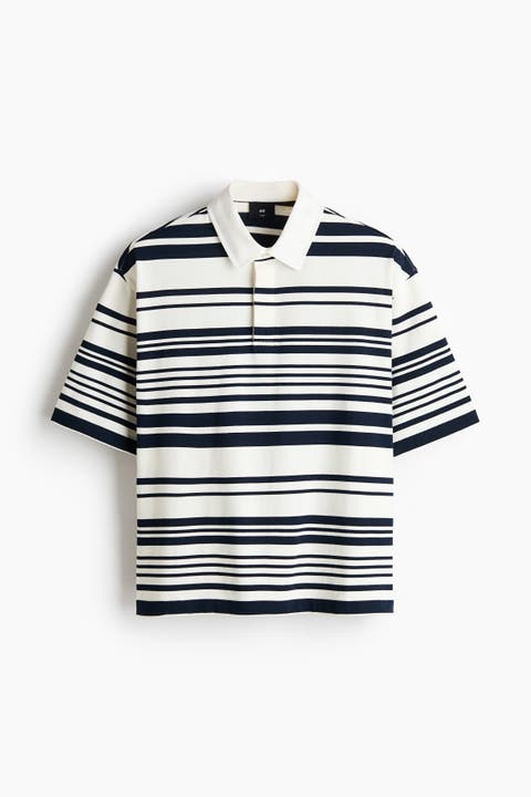 Loose Fit Cotton Polo Shirt