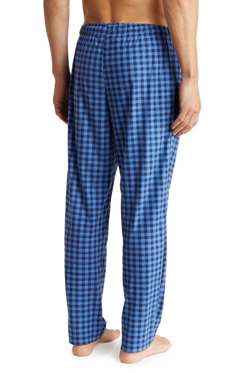 Nautica Buffalo Check Print Fleece Pajama Pants, Alternate, color, 