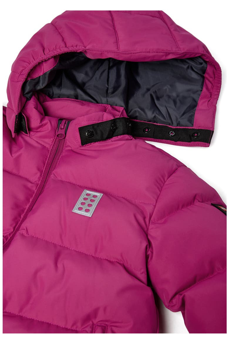 Kids' Water Repellent Puffer Jacket, Alternate, color, PINK