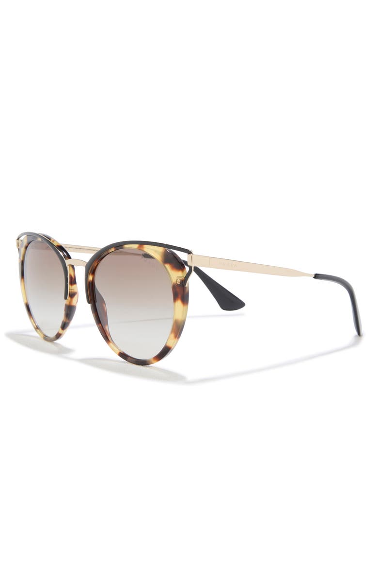 Prada 54mm Gradient Cat Eye Sunglasses, Alternate, color,