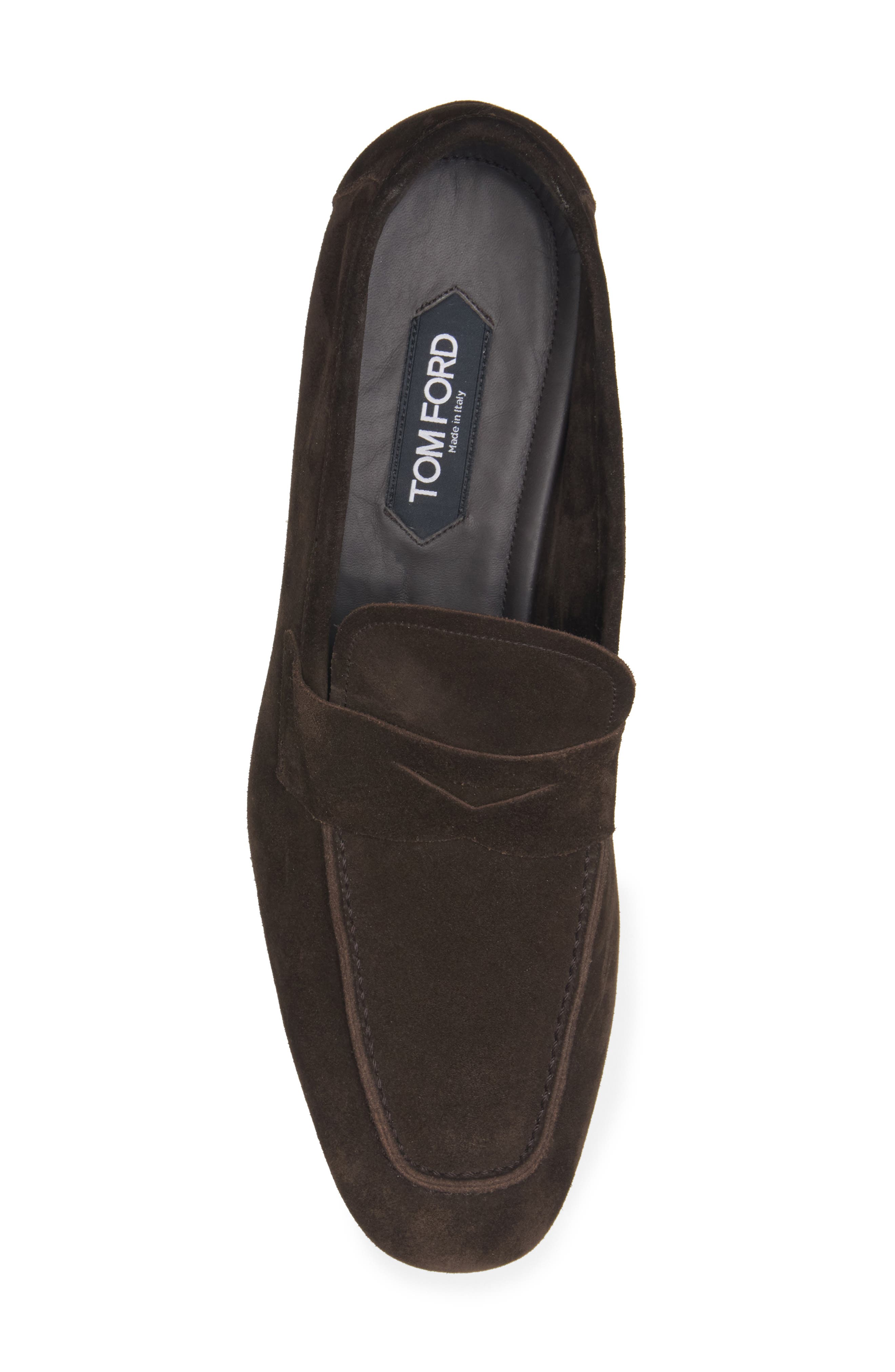 TOM FORD Sean Penny Loafer, Alternate, color, 1B004 Brown
