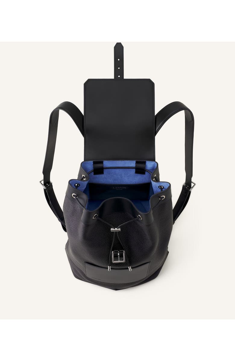 Lanvin Zaino Leather Backpack, Alternate, color, Black