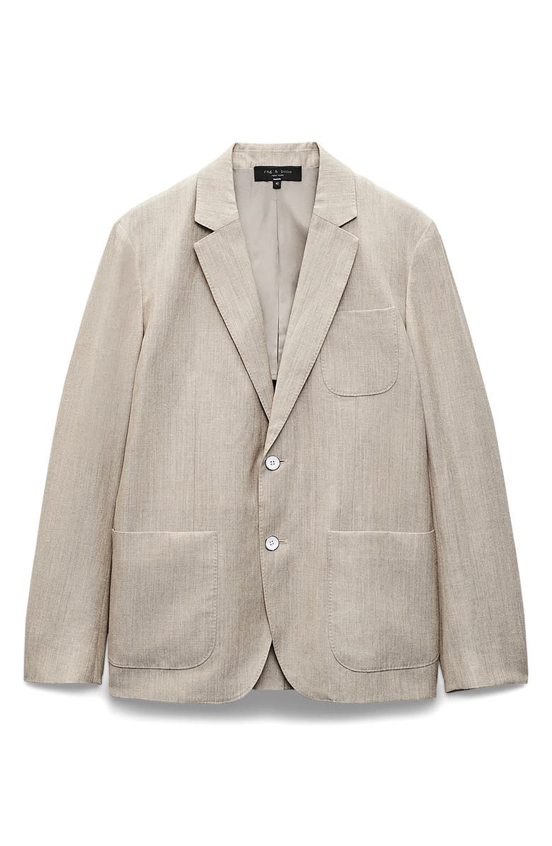 rag & bone Butler Donegal Virgin Wool & Linen Blend Blazer, Alternate, color, Beige