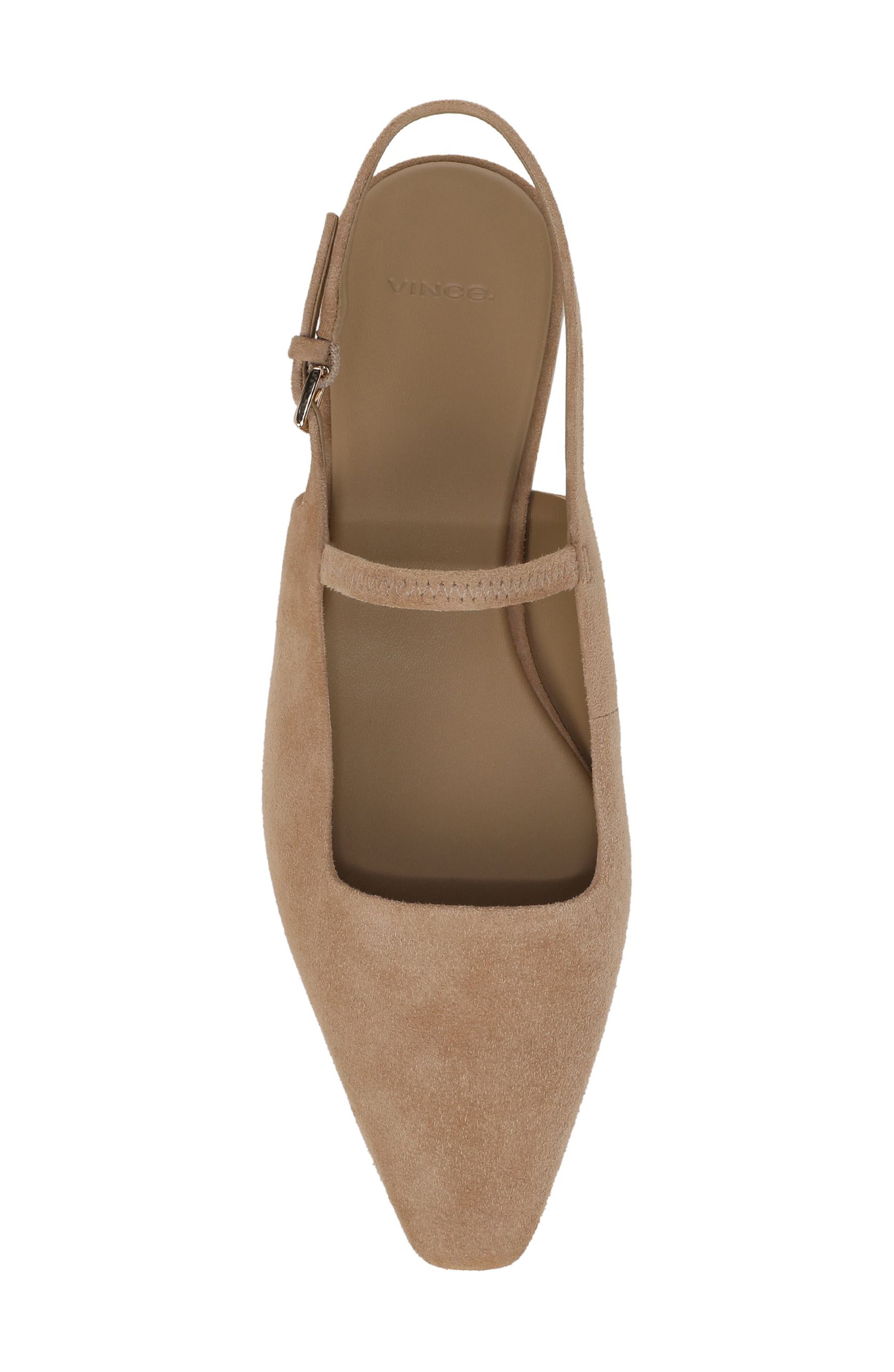 Vince Allie Slingback Pump, Alternate, color, Dune Suede