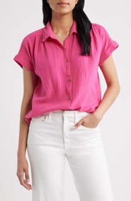 beachlunchlounge Devin Gauze Shirt