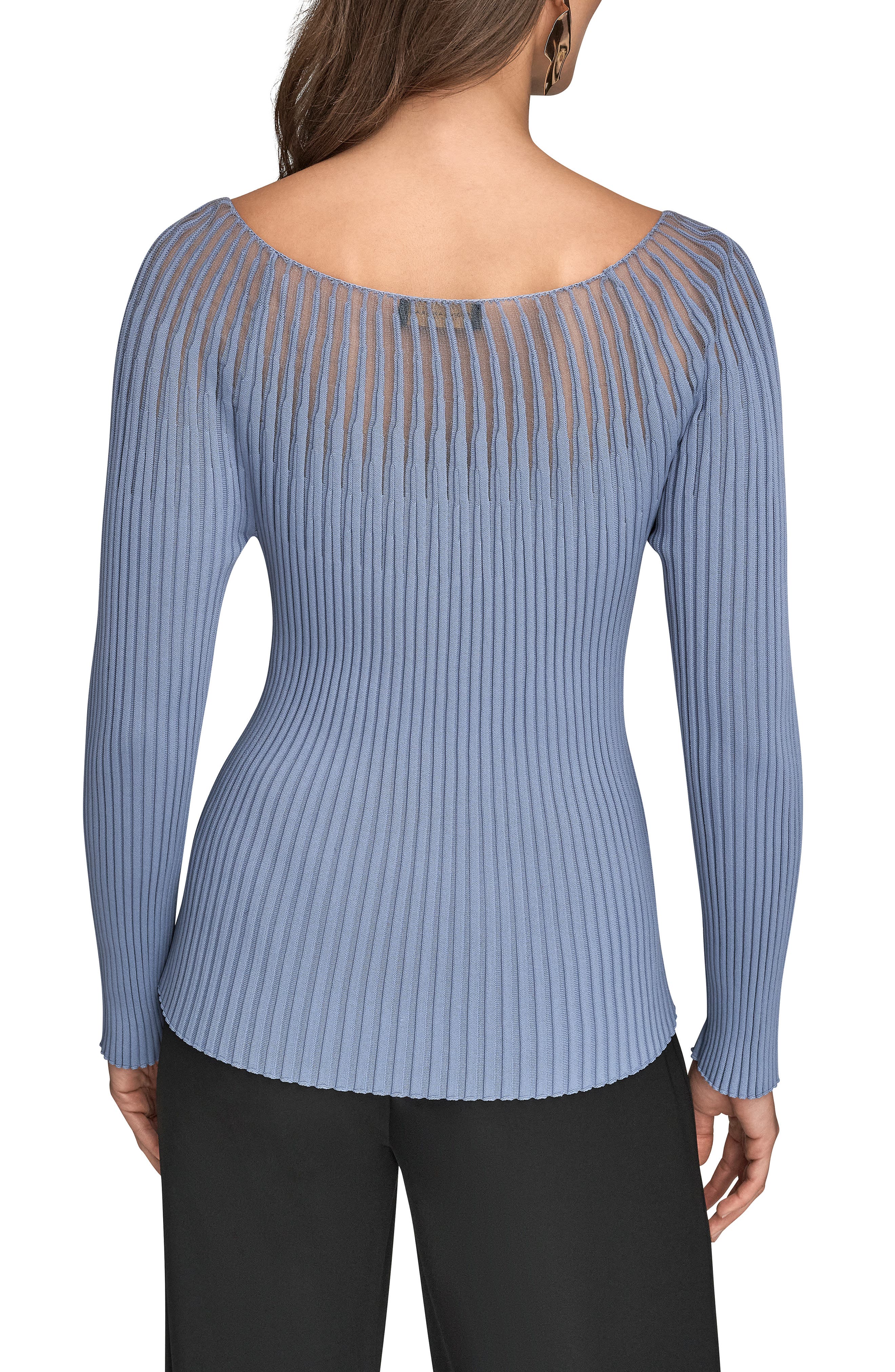 Mixed Media Knit Top - image 2