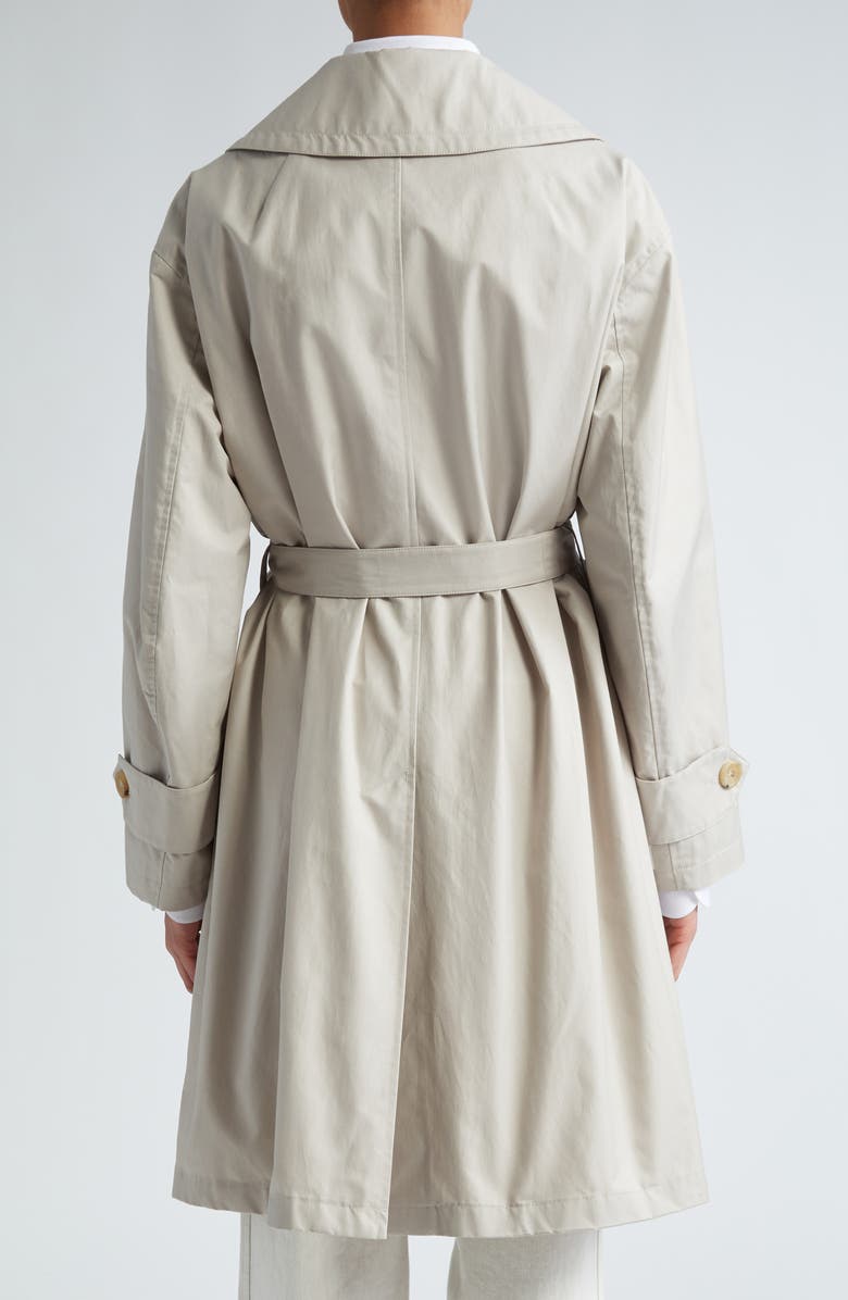 Max Mara Belted Double Breasted Trench Coat, Alternate, color,