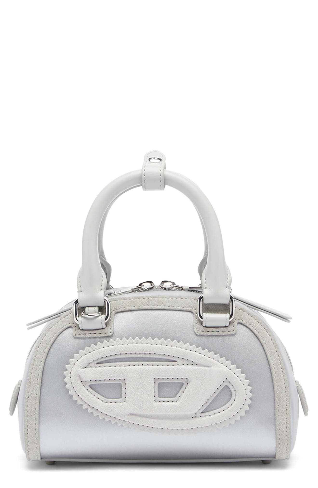 DIESEL<sup>®</sup> Mini 1DR Dome Bowling Bag, Main, color, Grey