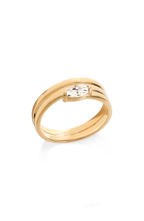 East-West Marquise Ring