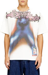 DIESEL® T-Boxt-V13 Oversize Graphic T-Shirt