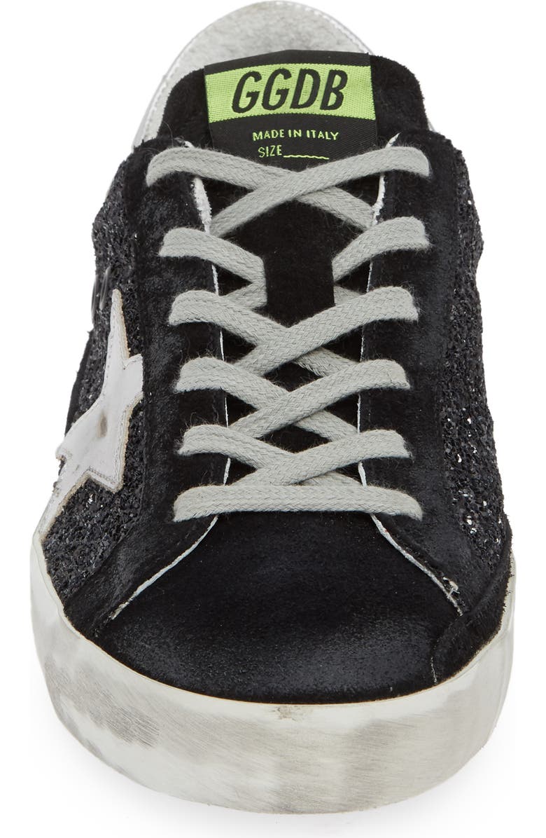 Golden Goose Superstar Glitter Sneaker, Alternate, color,