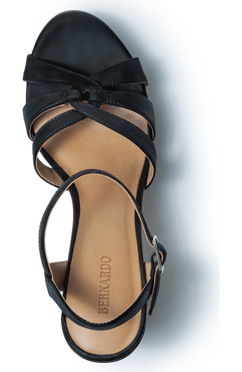 Bernardo Footwear Vittoria Platform Sandal, Alternate, color, Black