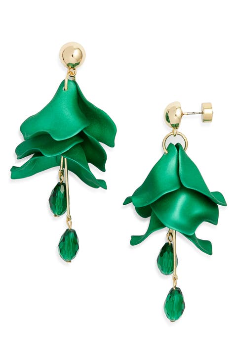 Petal Chandelier Drop Earrings