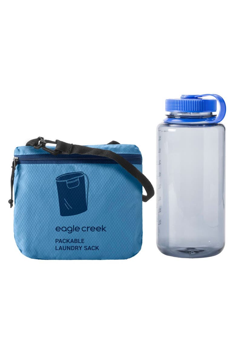 Packable Laundry Sack, Alternate, color, Blue Dawn