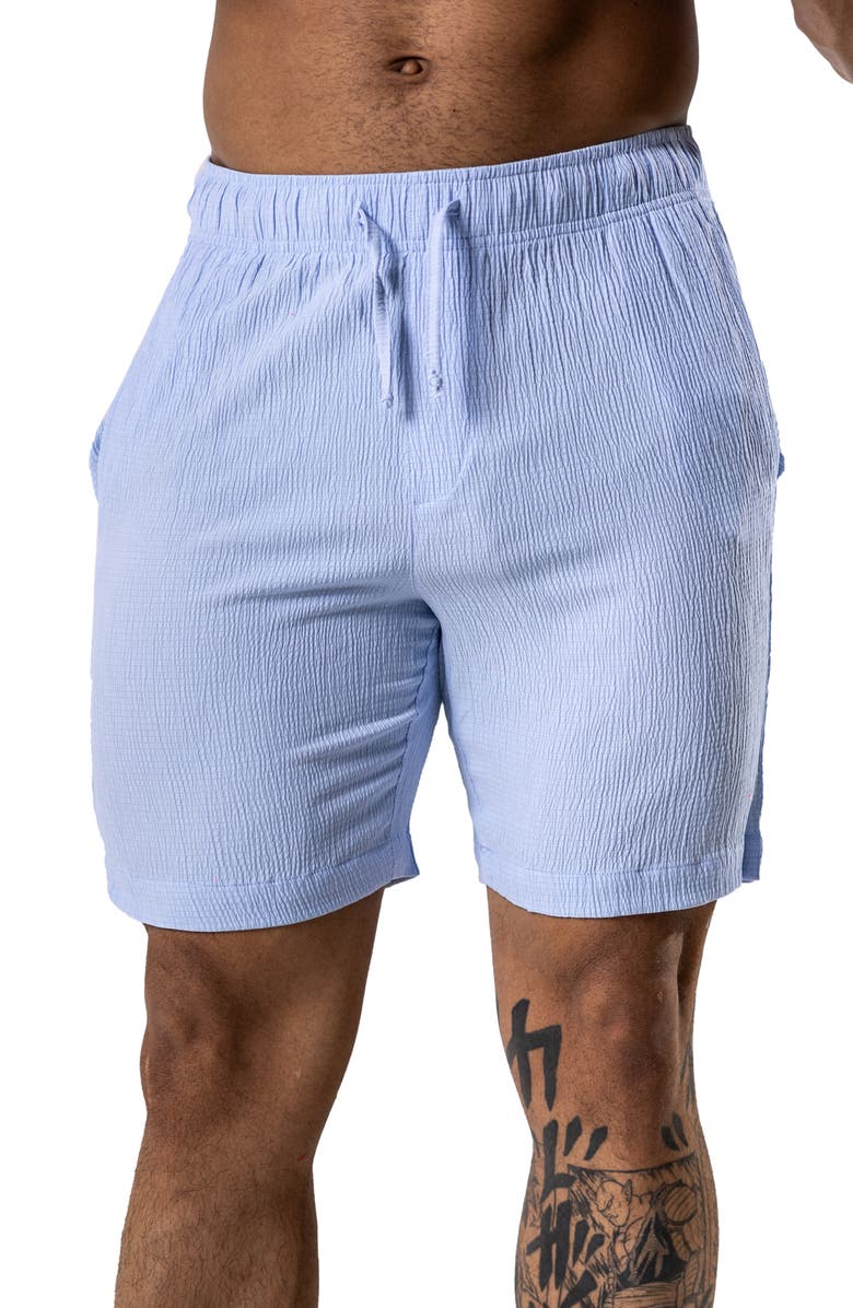 Maceoo Everyday Drawstring Shorts, Alternate, color, Blue