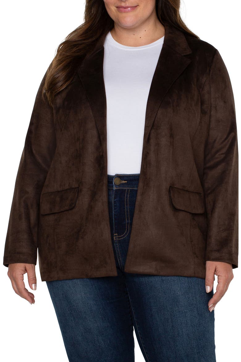 Boyfriend Blazer, Main, color, BROWN