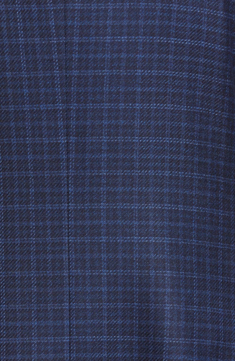 Hickey Freeman Check Wool Blend Jacket, Alternate, color,
