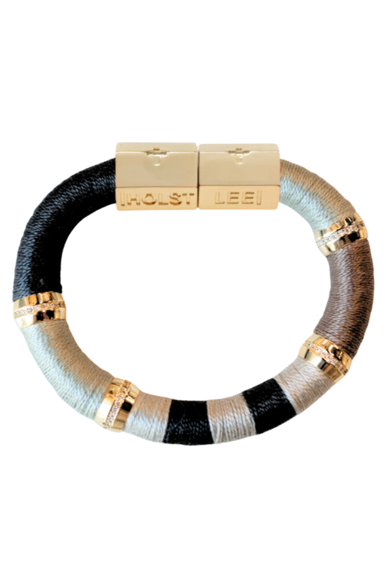 Colorblock Bracelet, Alternate, color, Dark and Stormy