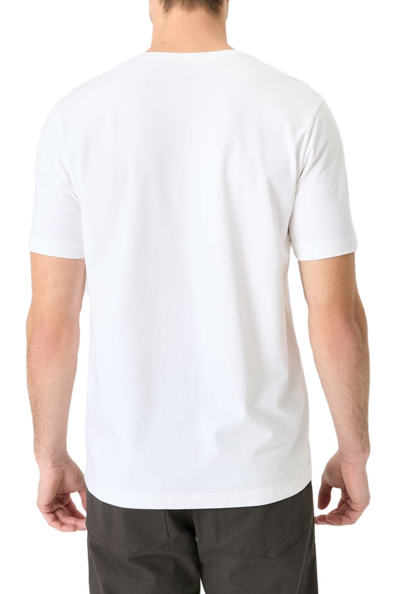 Luxe Essential Classic Fit Crewneck Tee Made With Organic Cotton, Alternate, color, White