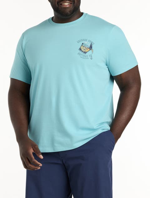 Big & Tall Anchors Down Bottoms Up Graphic Tee