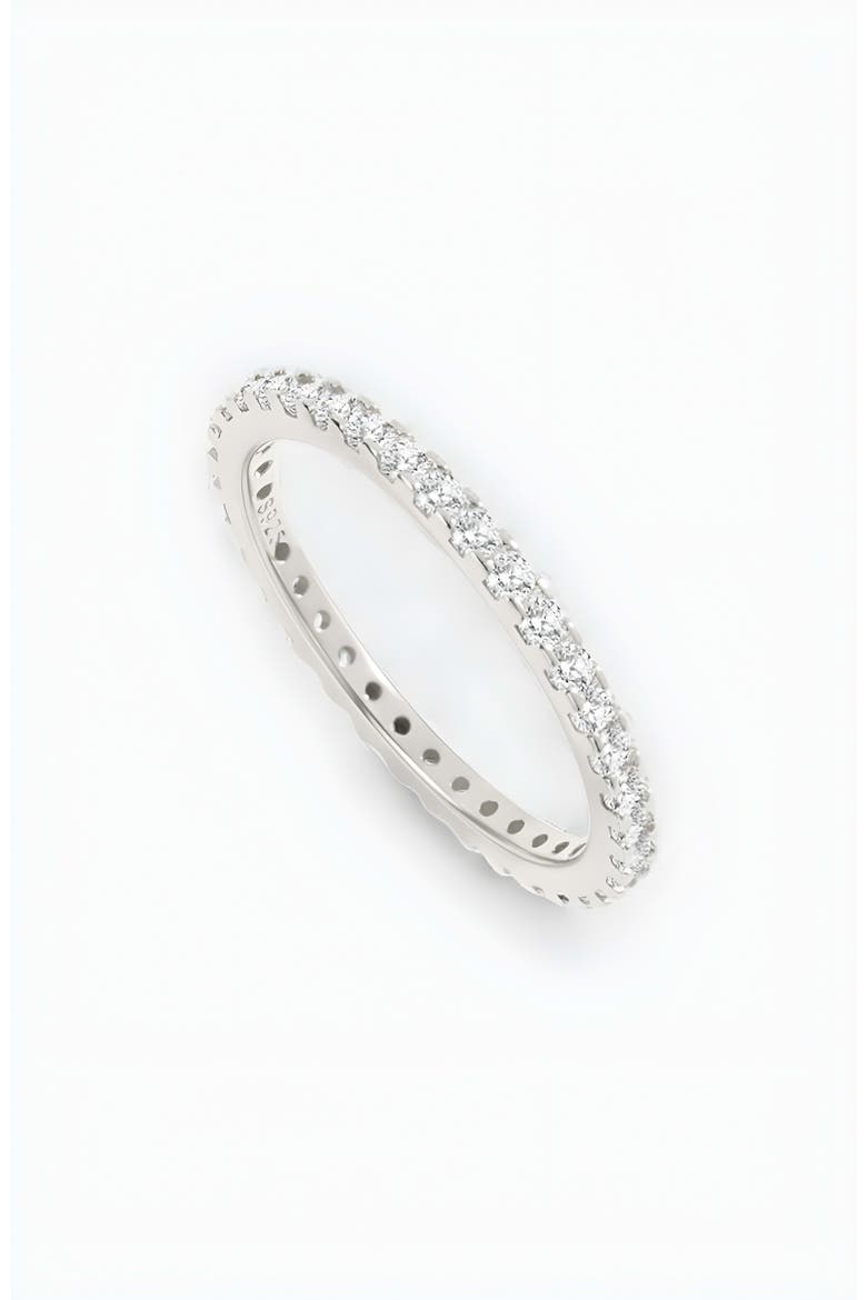 April Birthstone Eternity Stacking Ring, Main, color, 925 Sterling Silver