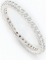 Mint & Lily April Birthstone Eternity Stacking Ring